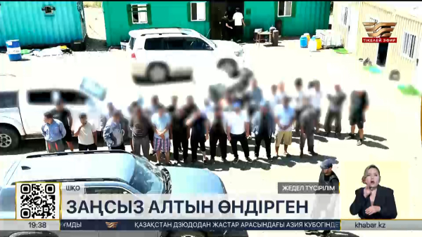 ШҚО-да заңсыз алтын өндірген топ әшкереленді