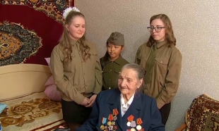 Агентство &laquo;Хабар&raquo; поздравило ветерана ВОВ Веру Лоткову из Актобе