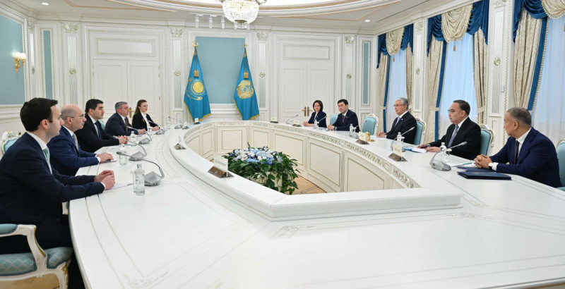 Президент встретился с Председателем Парламента Грузии