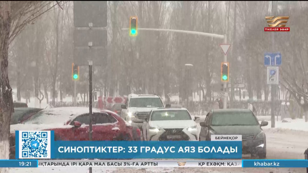 Синоптиктер: 33 градус аяз болады