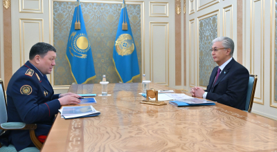Мемлекет басшысы Ішкі істер министрі Ержан Сәденовті қабылдады