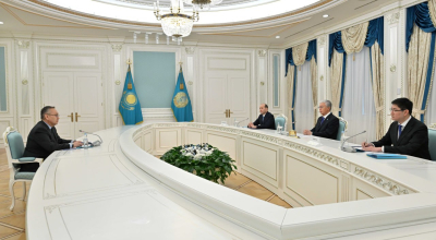 Президент принял Генерального секретаря ОДКБ Таалатбека Масадыкова