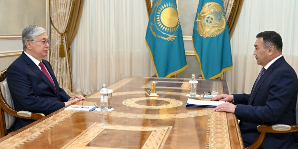 Президент Ұлттық қауіпсіздік комитетінің төрағасы Ермек Сағымбаевты қабылдады