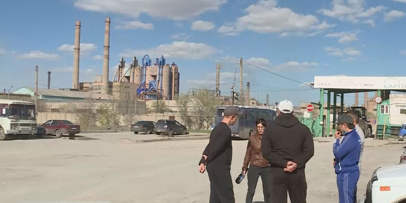 Қарағанды облысының Ақтау кентіндегі цемент зауытында еңбек дауы бітер емес