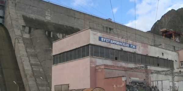 Бухтарминское водохранилище ВКО резко обмелело