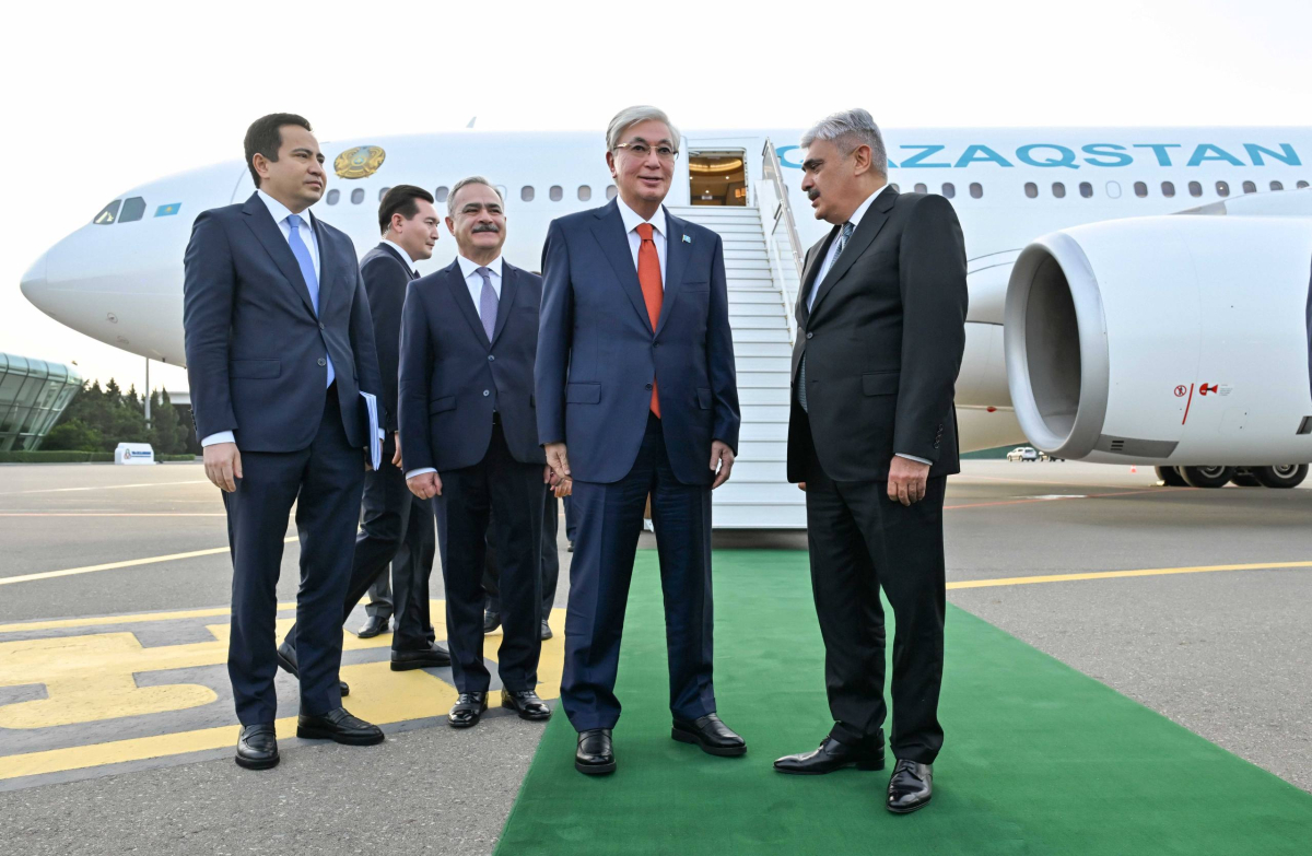 Қ.Тоқаев Баку қаласына жұмыс сапарымен барды