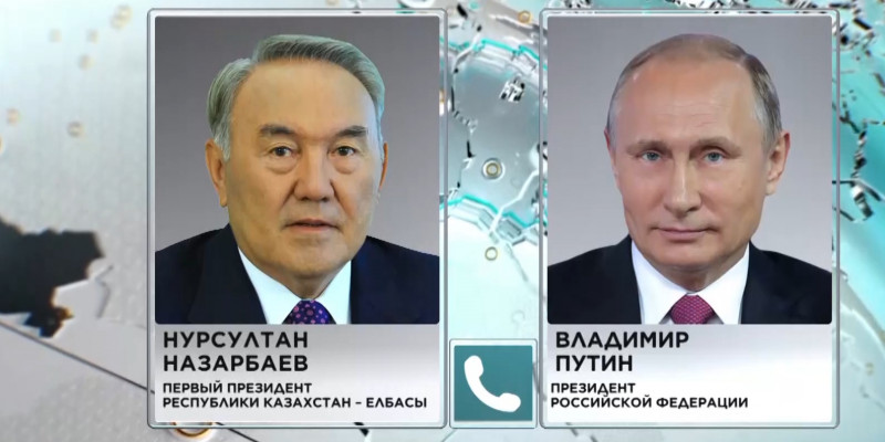 Елбасы провел телефонный разговор с президентами России, Таджикистана и Узбекистана