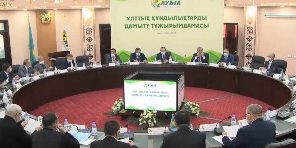 Члены НДП &laquo;Ауыл&raquo; обсудили концепцию развития национальных ценностей
