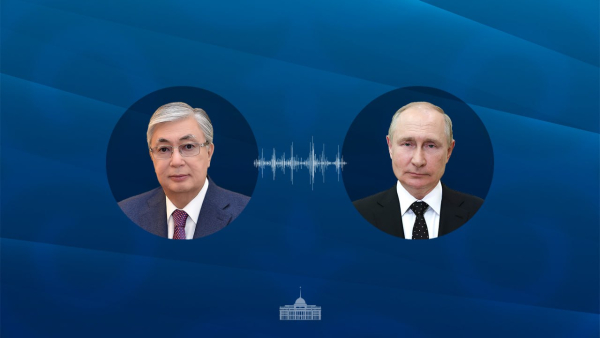 Состоялся телефонный разговор Касым-Жомарта Токаева с Владимиром Путиным