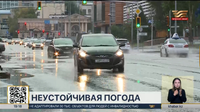 Неустойчивая погода ожидается в Казахстане