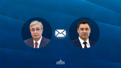Глава государства провел телефонный разговор с Президентом Кыргызстана
