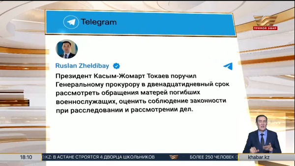 Президент поручил генпрокурору рассмотреть обращения матерей погибших солдат