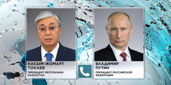 Владимир Путин пригласил Касым-Жомарта Токаева на Парад Победы в Москве