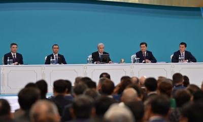 Президент выступил на ІІІ республиканском форуме депутатов маслихатов всех уровней