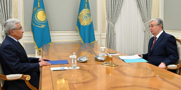 Тоқаев ҰҚШҰ Бас хатшысы Иманғали Тасмағамбетовті қабылдады