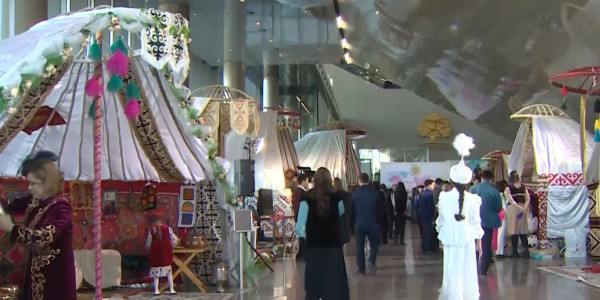 Этноаул в Казмедиа центре поражает атмосферой Наурыза