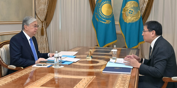 Президент Касым-Жомарт Токаев принял акима города Алматы Ерболата Досаева