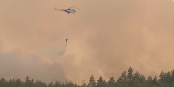 Елорданы бірнеше күннен бері түтін басып тұр