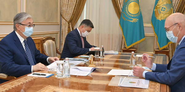 Қ. Тоқаев Стратегиялық жоспарлау және реформалар агенттігінің төрағасы Қ. Келімбетовті қабылдады