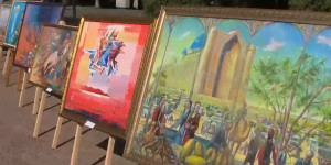 Выставка художественного и прикладного искусства «Тіл және Тәуелсіздік» прошла в Талдыкоргане