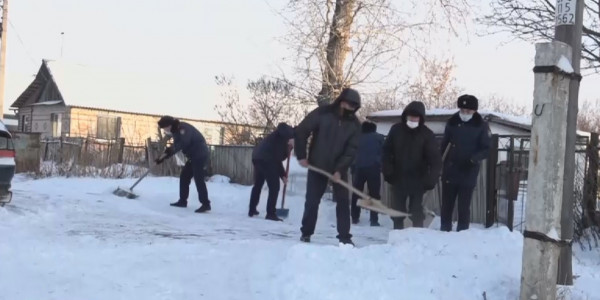 Петропавлда қылмыстық атқару жүйесінің қызметкерлері қайырымдылық акциясын ұйымдастырды