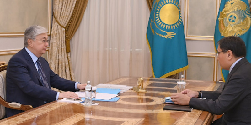 Президент Алматы қаласының әкімі Ерболат Досаевты қабылдады