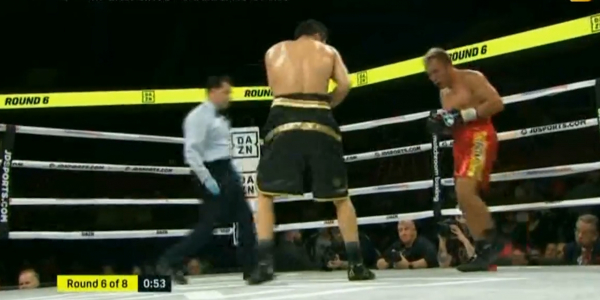 Профессиональный бокс. Данияр Елеусінов - Сильверио Ортис