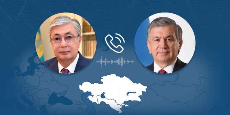 Қасым-Жомарт Тоқаев Өзбекстан президентімен телефон арқылы сөйлесті
