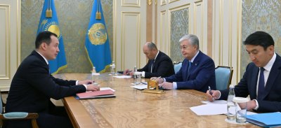 Касым-Жомарт Токаев принял председателя правления АО «НК «QazaqGaz»