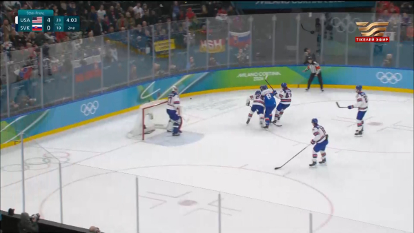 Хоккей | США — Словакия | Жартылай финал (Ерлер) | XXV Қысқы Олимпиада ойындары