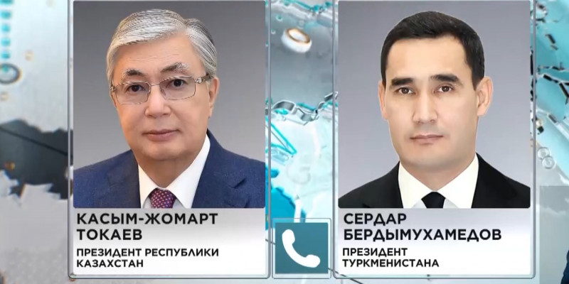 К. Токаев поздравил С. Бердымухамедова с победой на президентских выборах в Туркменистане