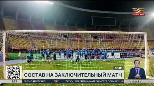 Объявлен состав сборной Казахстана по футболу на матчи с Бельгией и Фарерами