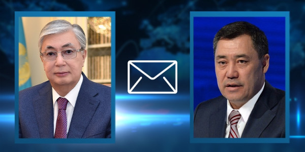 Мемлекет басшысы Қырғызстан Президенті Садыр Жапаровқа құттықтау жеделхатын жолдады