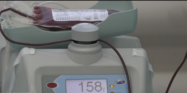 Жители Петропавловска сдают кровь для пострадавших в Алматы