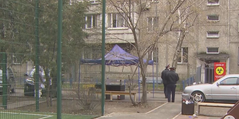 В Алматы оцепили подъезд еще одного жилого дома