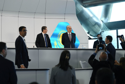 Президенты Казахстана и Израиля посетили Международный центр искусственного интеллекта Alem.ai