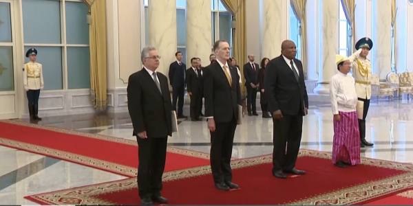 Послы вручили Главе государства верительные грамоты