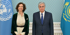 Глава государства принял Генерального директора ЮНЕСКО