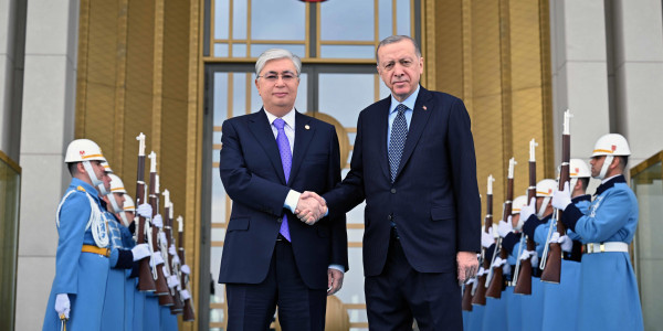 Касым-Жомарт Токаев провел переговоры с Президентом Турции Реджепом Тайипом Эрдоганом