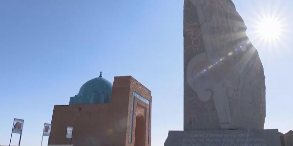 Ұлытау облысындағы Жошы кешеніне жол салынып жатыр