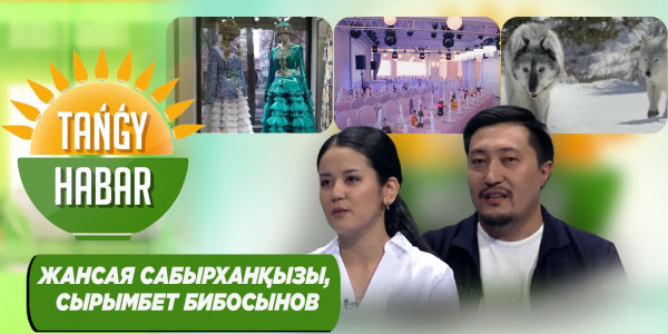 Жансая Сабырханқызы, Сырымбет Бибосынов. &laquo;Tańǵy Habar&raquo;