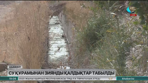 Шымкентте су құрамынан зиянды қалдықтар табылды