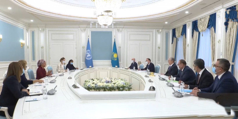 Президент Казахстана принял первого заместителя Генерального секретаря ООН