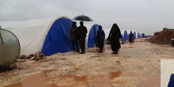 Бои в Идлибе спровоцировали новый поток беженцев