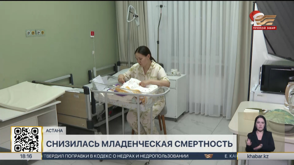 На 19,5% снизилась младенческая смертность в РК