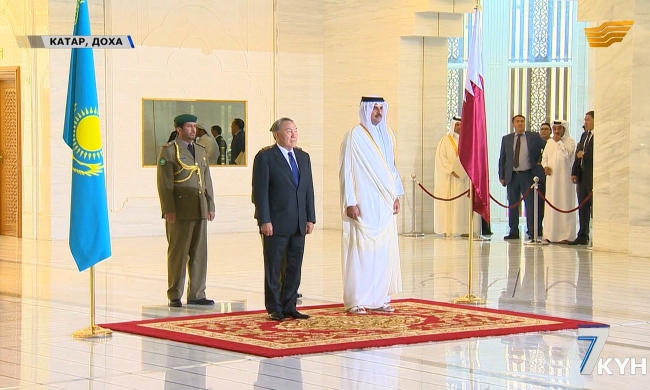 «Жеті күн». Нурсултан Назарбаев посетил с официальным визитом Катар