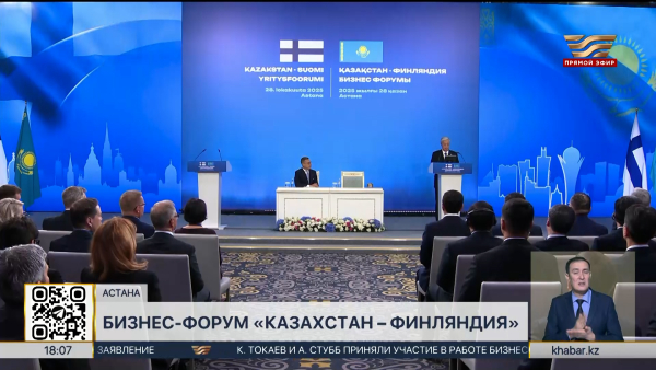 Инвестиции Финляндии в экономику Казахстана выросли более чем на 80%