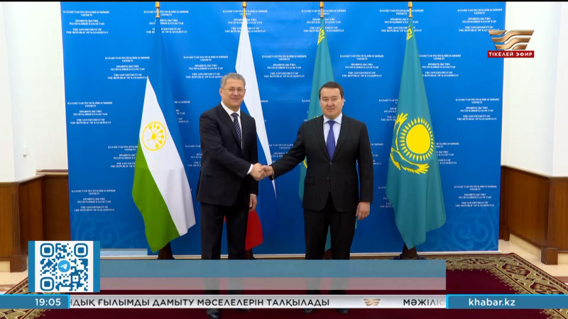 Башқұртстан басшысы Премьер-министр Әлихан Смайыловпен кездесті