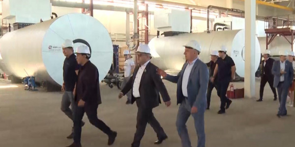 Мәжілісмендер қазандық құрылысымен танысты