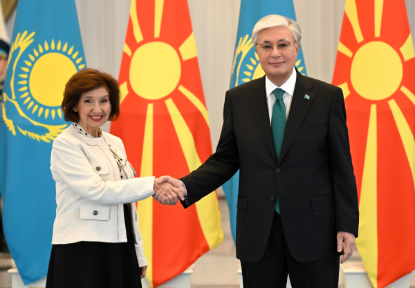Мемлекет басшысы Солтүстік Македония Президентімен кездесті